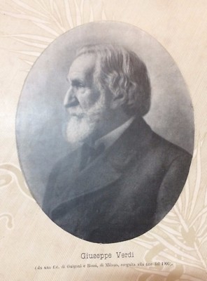 Musica E Musicisti: Parma, Giuseppe Verdi. Antico Ritratto, Stampa, Foto Guigoni, '900