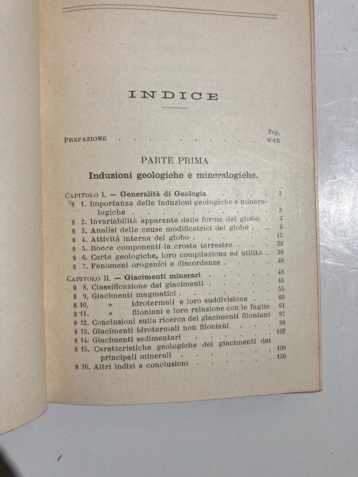 Geologia, Mineralogia, Miniere, Acque Sotterranee E Giacimenti Minerali
