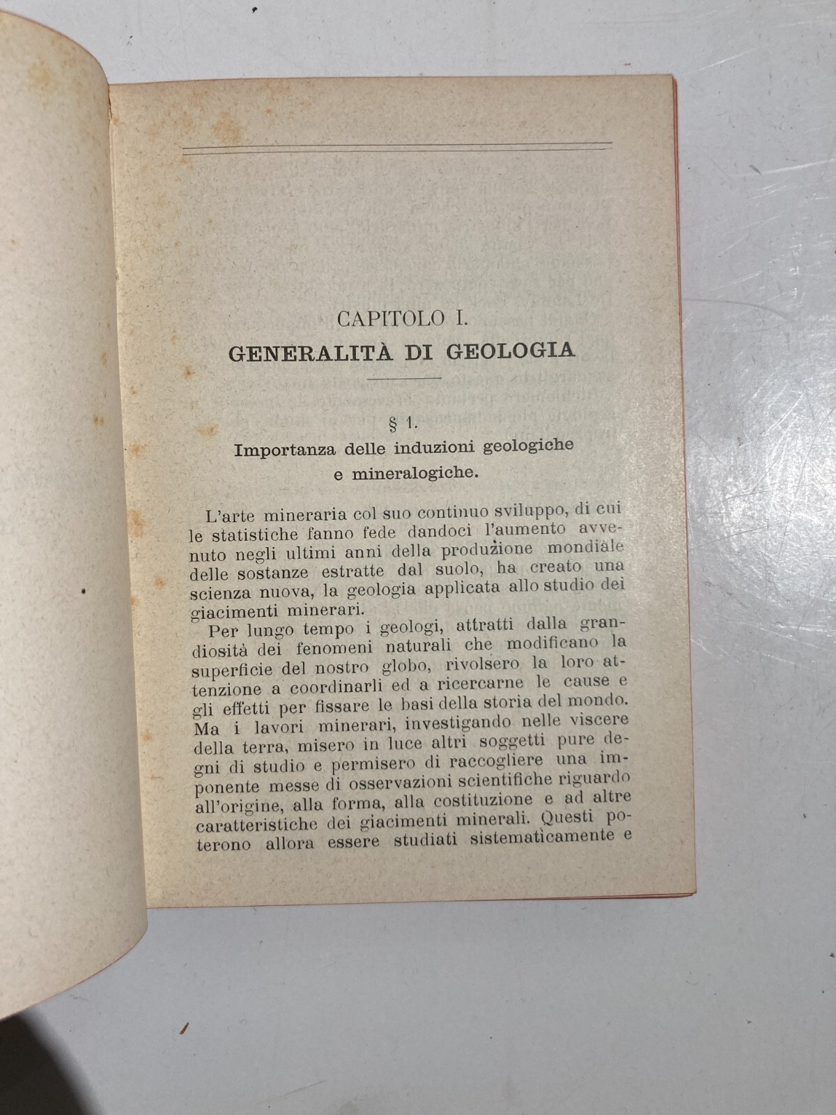 Geologia, Mineralogia, Miniere, Acque Sotterranee E Giacimenti Minerali