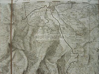 Calabria, Catanzaro, Cosenza, Nicastro: Antica Cartografia E Storia Locale