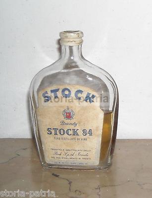 1950 1990 Bottiglia Mignon Pubblicitaria Stock 84 Trieste