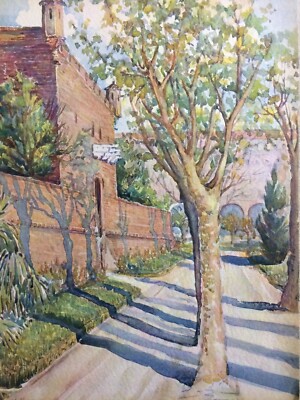 Piemonte, Torino: Veduta Del Mastio Della Cittadella, Artista Felice Vellan, Primo '900
