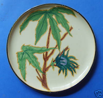 Inusuale Piatto Decorativo In Ceramica Firmato Michelangela Borghetti