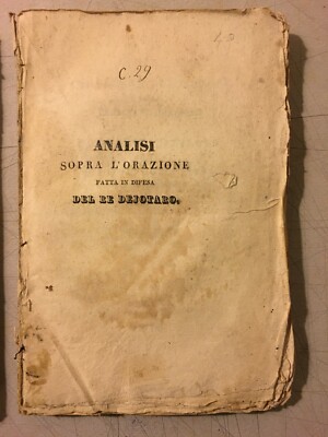 Letteratura Classica: Cicerone, Orazioni. Giannangelo Da Cesena E Carlo Serra, 1827