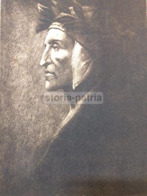 Dante Alighieri, Incisione Commemorativa Di Bice Ferrari