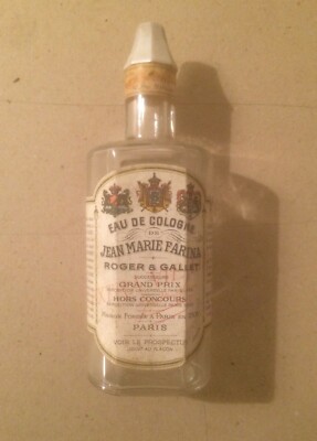 Profumeria Roger & Gallet, J.M. Farina, Stemmi Araldici, Vetro Pubblicitario, Parigi