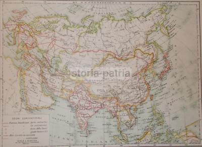 Mappa Delle Ferrovie Asiatiche E Della Transiberiana