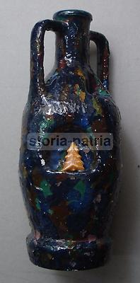 Liquori: Bottiglia In Ceramica Decorativa d'Epoca, Cunardo