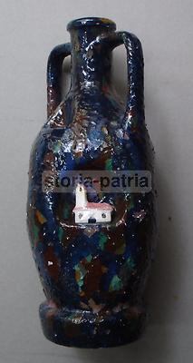 Liquori: Bottiglia In Ceramica Decorativa d'Epoca, Cunardo