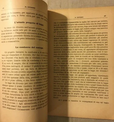 Divorzio, Matrimonio, Legge Berenini, Adulterio, Mazzella, Rossano Calabro, Novembre 1902