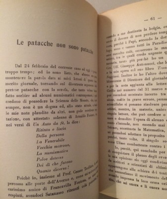 Puglia: Numismatica, Monete E Patacche. Polemica Marangelli Cirillo, Antonucci, Troia
