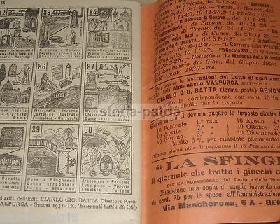 Almanacco Dell'Abate Valpurga 1932: Astronomia, Meteorologia, Agricoltura E Cabala