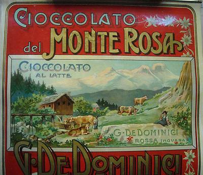 Piemonte, Novara, Latteria Di Rossa: Cioccolato Del Monte Rosa, De Dominici, Formaggi