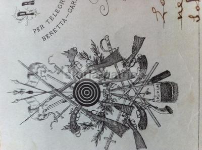 Gardone Val Trompia, Armeria Beretta: Carta Da Lettera Pubblicitaria Illustrata, 1882