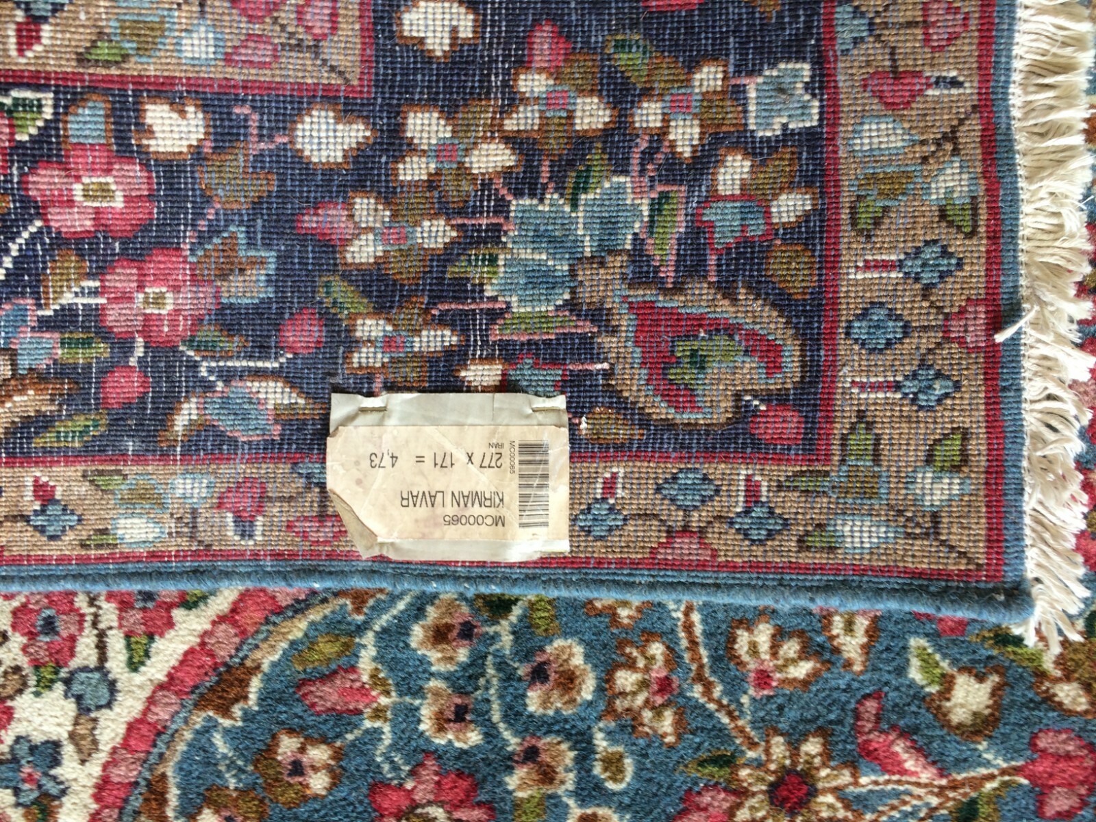 Grande Tappeto Kirman Lavar (Iran)