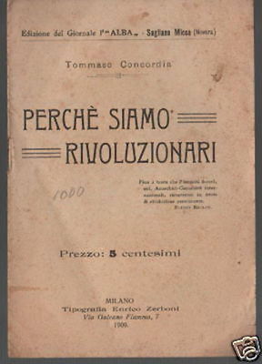 Novara, Sagliano Micca: Rivoluzione E Rivoluzionari. Rara Antica Edizione, 1909