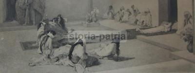 Puglia, Trani, Napoli, Arte Dell'Ottocento, Antonio Piccinni, Domenico Morelli: Antica Incisione Originale