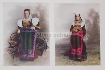 Arte Popolare, Costumi Femminili, Folklore, Antropologia, Paesane Molisane, Trombetta