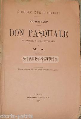 Teatro, Musica, Roma: Arrigotti, Ferri, Richetta, Avigdor, Parmetler, Valgoria, Donizetti