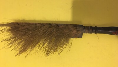 Spazzola Da Collezione In Legno Laccato E Decorato, Antica Da Vetrina (cineserie)