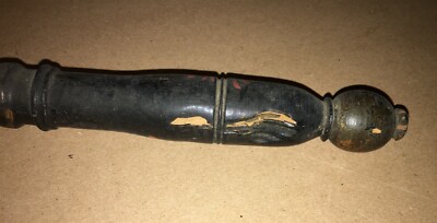 Spazzola Da Collezione In Legno Laccato E Decorato, Antica Da Vetrina (cineserie)