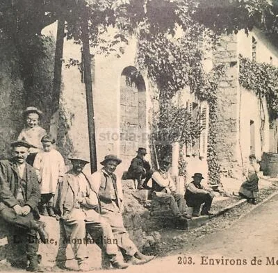 France, Montmélian, Arbin, Savoy: Antique Animated View, Collectible Postcard