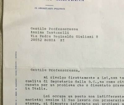 Politica, Democrazia Cristiana, Elezioni, Lettera Di Mariano Rumor, Aprile 1968