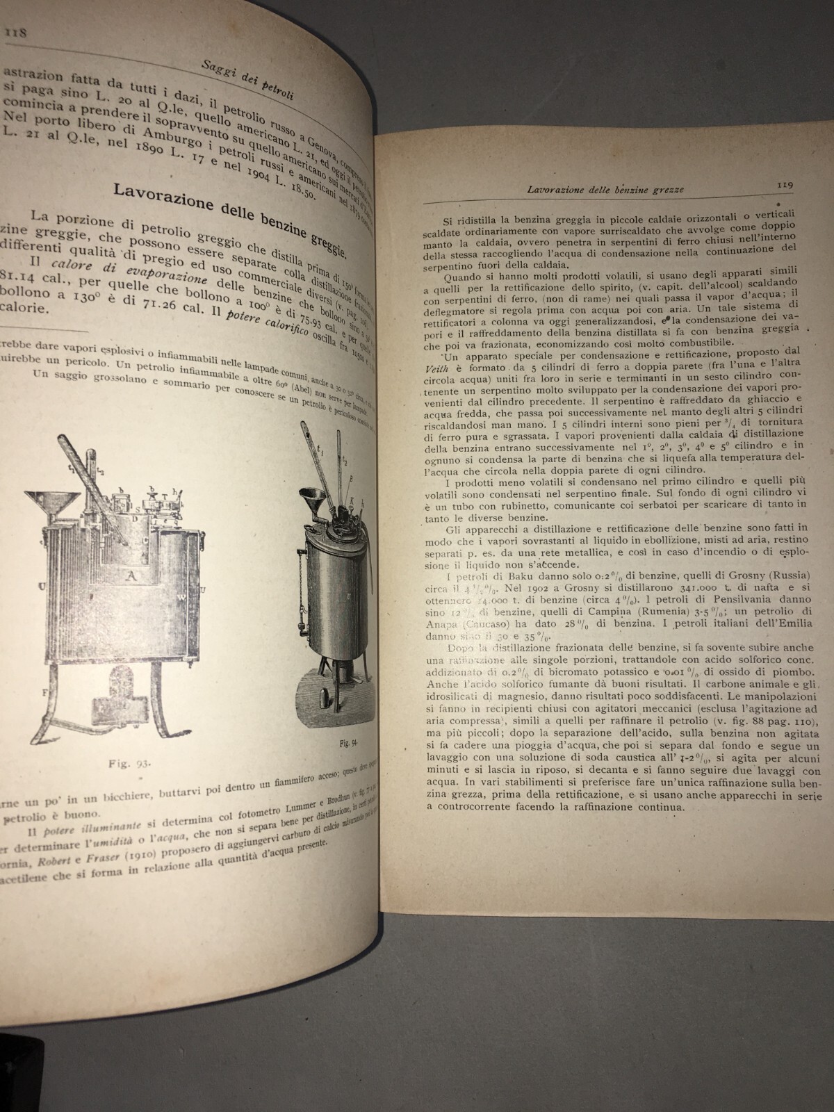 Chimica Organica E Inorganica: Antica Edizione Hoepli, Molinari, 4 Volumi Illustrati