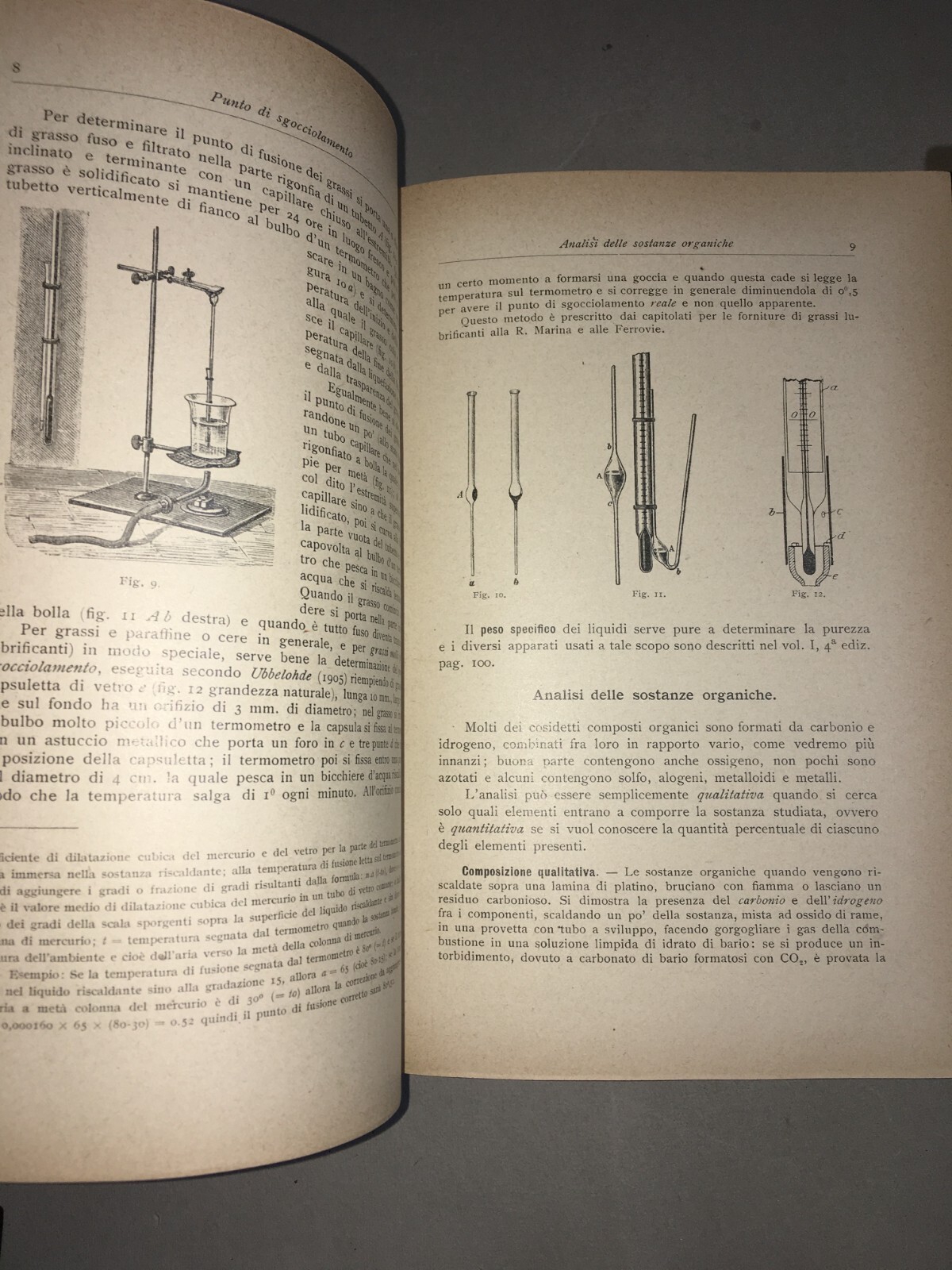 Chimica Organica E Inorganica: Antica Edizione Hoepli, Molinari, 4 Volumi Illustrati
