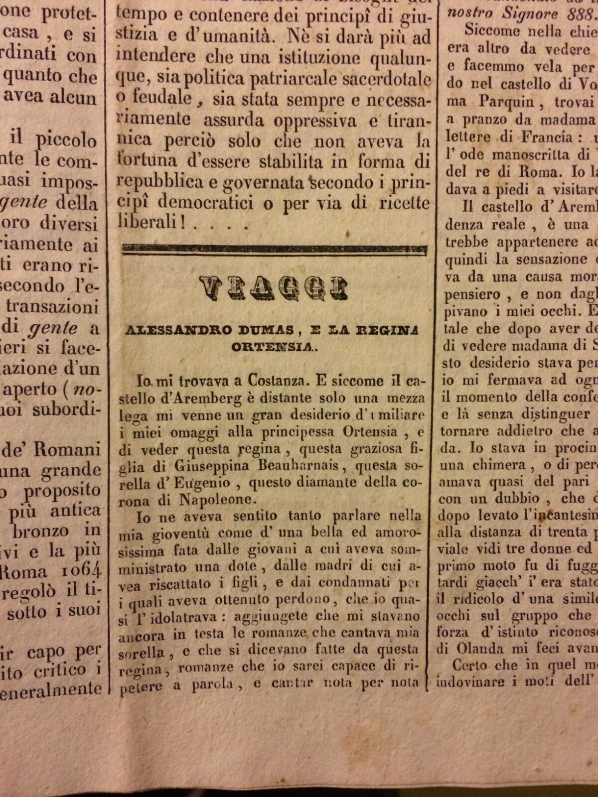 Napoli: Antico Raro Periodico Il Globo Aerostatico, Pier Angelo Fiorentino, 1835 36