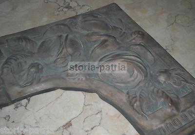 Applicazioni Floreali Decorative In Metallo Sbalzato Liberty