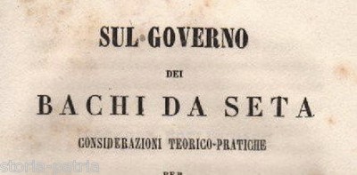 Storia Naturale: Tecnica, Bachi Da Seta E Industria Serica Napoletana (Sarno)
