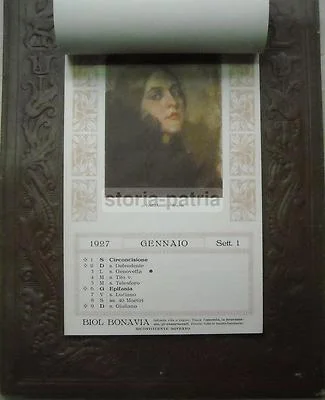 Bologna Farmaceutica Bonavia Negri: Arte, Dipinti e Calendario Pubblicitario 1927