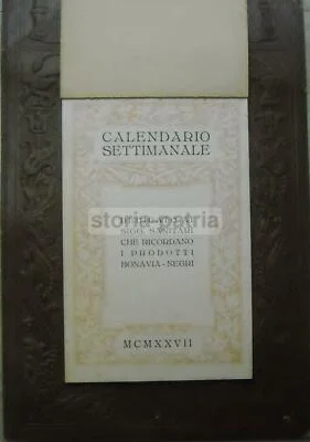 Bologna Farmaceutica Bonavia Negri: Arte, Dipinti e Calendario Pubblicitario 1927