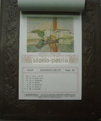 Bologna   Farmaceutica Bonavia Negri: Arte, Dipinti E Calendario Pubblicitario 1927