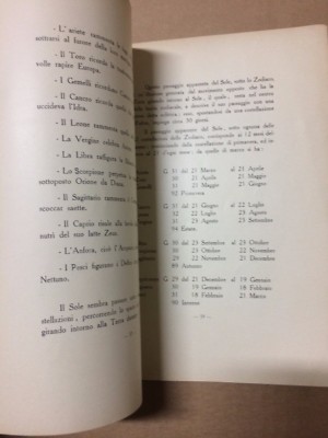 Astronomia, Astrologia, Genesi, Stelle, Costellazioni. Rara Edizione Napoletana, 1932