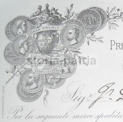 Abruzzo, Antica Pubblicitaria Araldica Liquori: Esposizione Abruzzese Toro