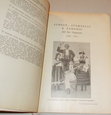 Giuseppe Micheli. La Piccola Storia Del Sor Capanna. Roma, 1958.