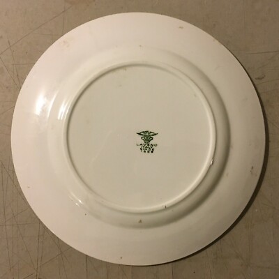 Piatto In Ceramica Con Veduta Di Paese E Castello, Laveno