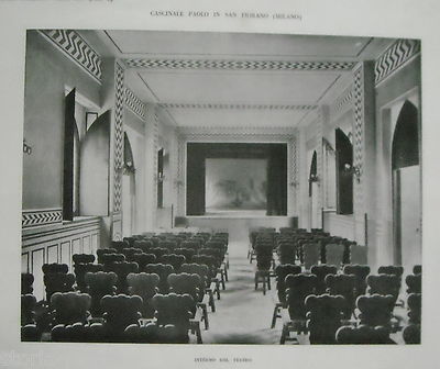 Architettura: Ingegnere Cesare Lucca, Milano. Cascinale Paolo In San Fiorano, Teatro