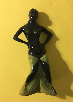 Arte Della Ceramica: Figura Orientalista, Danzatrice, Base Per Lampada