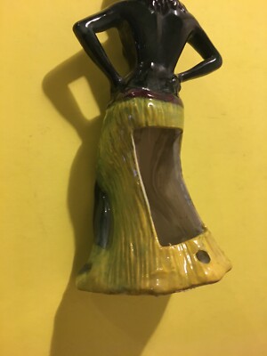 Arte Della Ceramica: Figura Orientalista, Danzatrice, Base Per Lampada