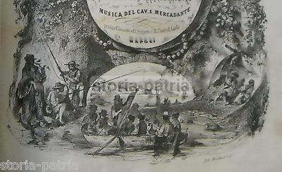 Musica: Antico Spartito, Puglia, Altamura, Saverio Mercadante, La Rosa