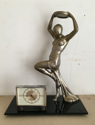 Arti Decorative Del '900: Ballerina Con Orologio Kaiser
