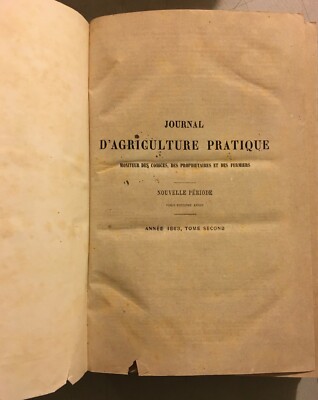 Journal d'Agriculture Pratique   Rivista Di Agraria E Zootecnia (1863)