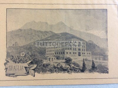 Piemonte, Biella, Graglia: Stazione Climatica, Medicina, Idroterapia, Battistini, Mappa