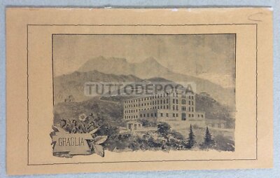 Piemonte, Biella, Graglia: Stazione Climatica, Medicina, Idroterapia, Battistini, Mappa