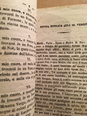Puglia, Bari, Capurso: Cardinale Mattei, Madonna Del Pozzo, Edizione Devozionale, 1860