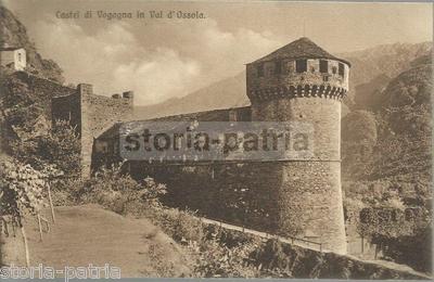 Val d'Ossola: Antica Costruzione Fortificata A Vogogna. Cartolina Da Collezione