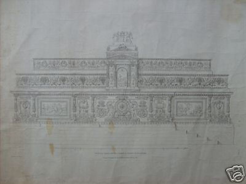 Architettura, Decorazione E Ciborio: Antica Incisione Di Giovanni Dottesio E Domenico Brusa